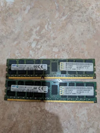2x Samsung DDR3 Server RAM 16x2 32gb
