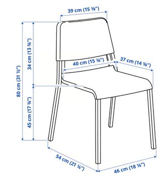 Mesa comedor negra y 4 sillas