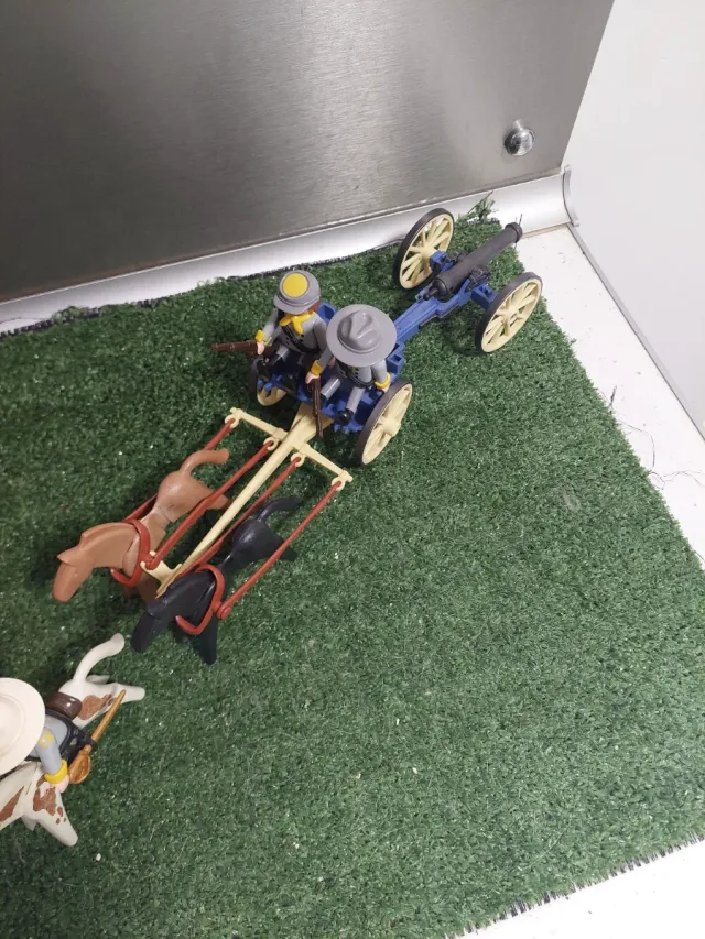 Playmobil Carreta Sudista con Cañón
