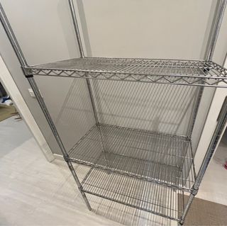 Estantería Metálica Plata 4 Niveles