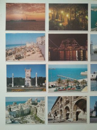 Colección 49 Postales Todo Cádiz