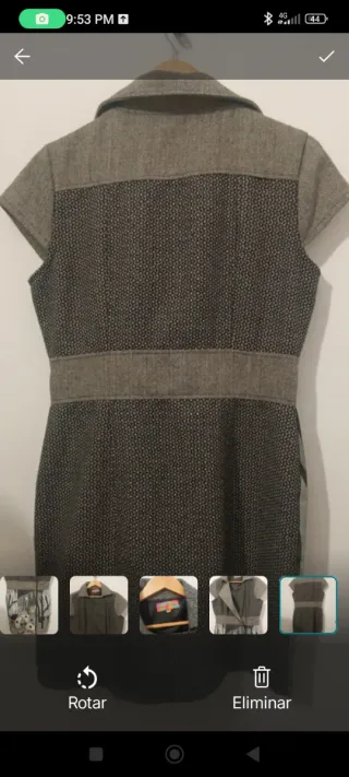 Vestido estampado invierno