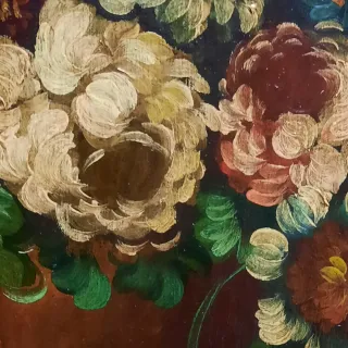 Dipinto olio su tela firmato fiori