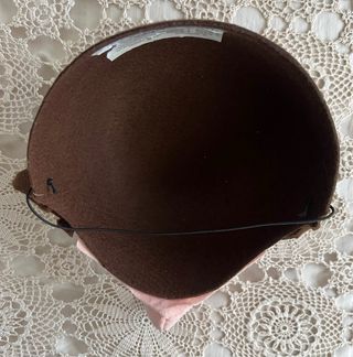 SOMBRERO ERIZO FIELTRO MARRÓN MÁSCARA DISFRAZ NIÑO