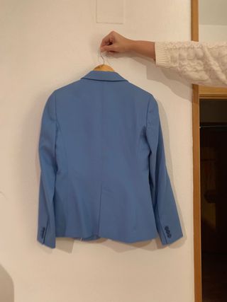 Americana azul claro Massimo Dutti mujer