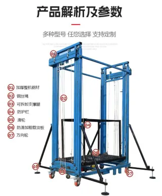 Andamio eléctrico de 8m