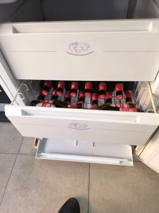 Congelador pequeño blanco