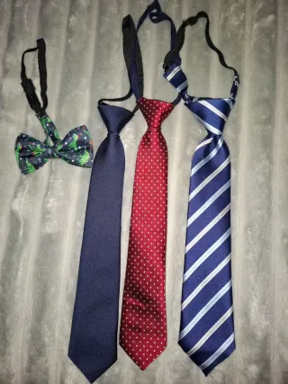 Lote corbatas y pajarita