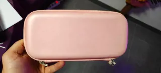 Funda Rosa Estampado Huella Nintendo Switch/Lite