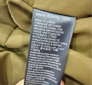 Abrigo Tommy Hilfiger Mujer Talla S Verde