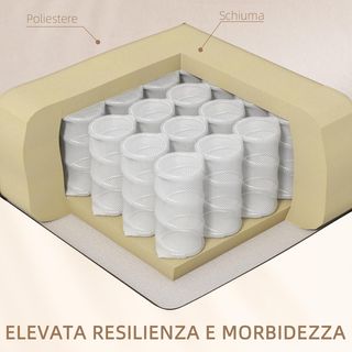 Sillón Relax Eléctrico, Sillón Masajeador Reclinable Con Portavasos, Mando A Distancia, Reposapiés, Temporizador, Mesa Giratoria Y Bolsillos Laterales, en Microfibra, Madera Y Acero, Beige