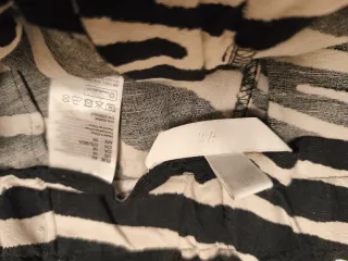 Pantalón ancho estampado cebra mujer