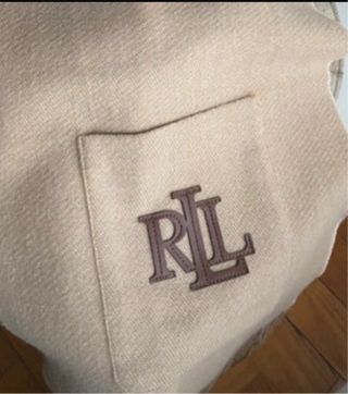 Bufanda Ralph Lauren Beige con Bolsillos