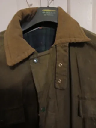 Chaqueta Barbour Escocesa Verde