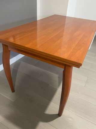 Mesa de cerezo extensible hasta 2,50m