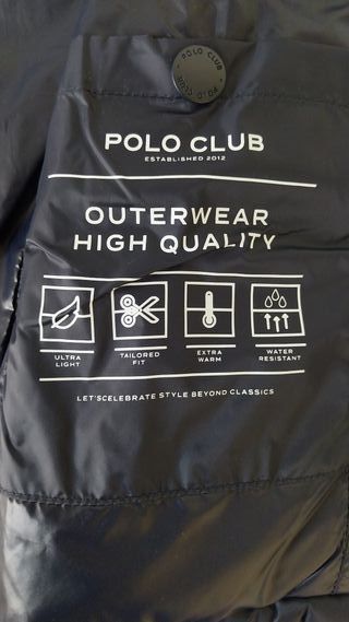 Chaleco Polo Club Azul Talla M