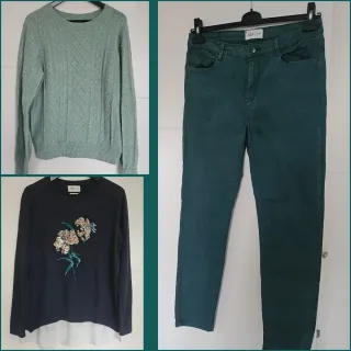 Lote Springfield Talla XL Jersey punto vaquero 46