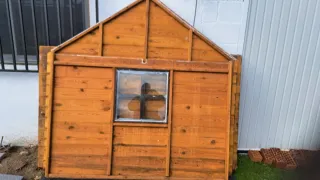 Casa de madera para niños