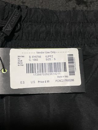 Bañador EA7 Negro Talla S