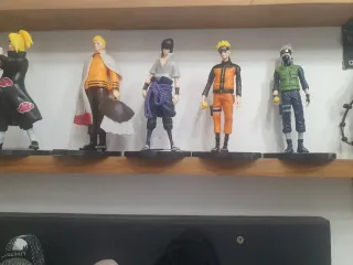 Figuras Naruto - Gaara, Naruto, Minato, Sasuke