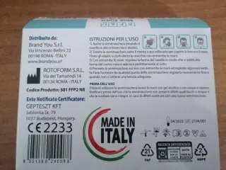 Mascherine FFP2 NR Rotoform 10pz