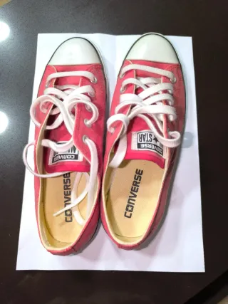 Zapatos Converse Talla 37 Rojo/Coral