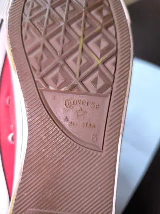 Zapatos Converse Talla 37 Rojo/Coral