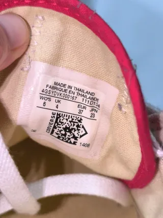 Zapatos Converse Talla 37 Rojo/Coral