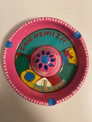 Cenicero Cerámica Chichén Itzá - México