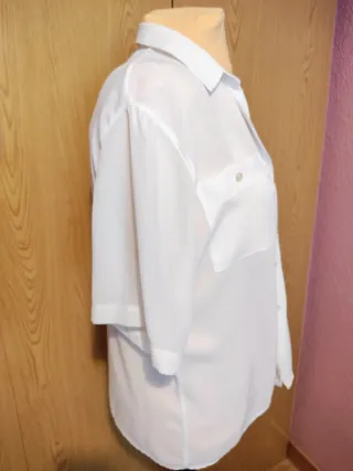 Blusa blanca vintage