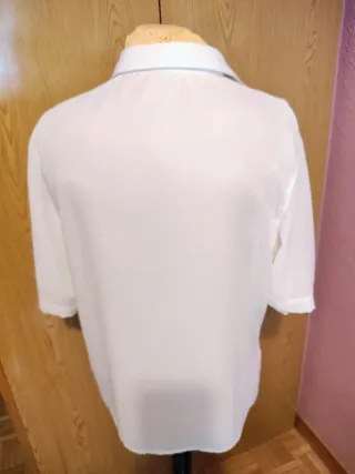 Blusa blanca vintage