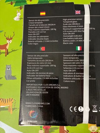 Báscula de Baño Digital Euro Life