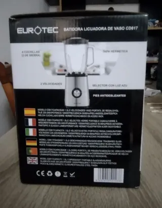 Batidora Eurotec 1.5L 1000W
