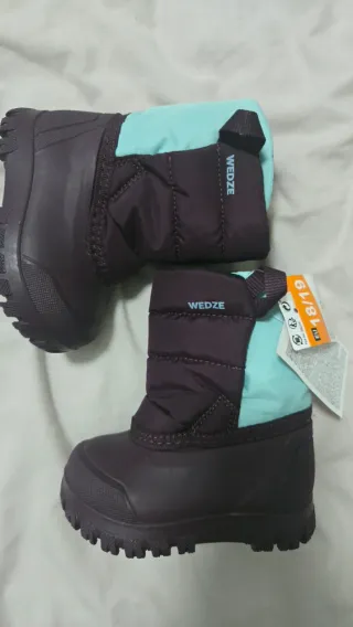 Botas de nieve Wedze para bebé talla 18/19