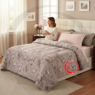 Trapunta matrimoniale floreale