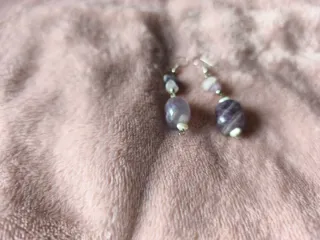 Orecchini fatti a mano con pietre