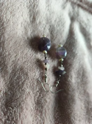 Orecchini fatti a mano con pietre