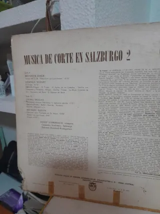 Vinilo Música de Corte en Salzburgo 2