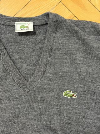 Jersey Lacoste Gris Talla 4 M