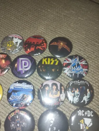 Lote pins musica Heavy Rock