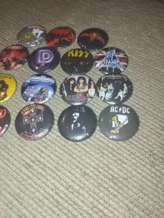Lote pins musica Heavy Rock