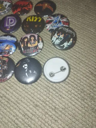 Lote pins musica Heavy Rock