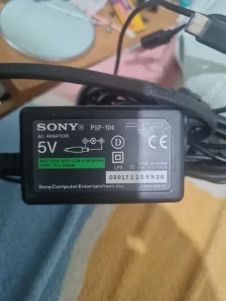 Cargador PSP Sony 5V 2000mA AC Adaptador