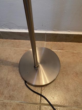 Lámpara de pie moderna acero inoxidable