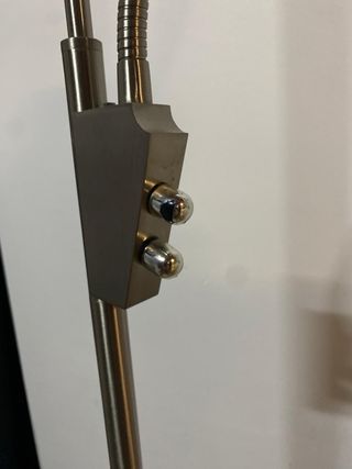 Lámpara de pie moderna acero inoxidable