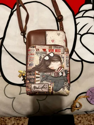 Bolso de hombro Valentine con estampado