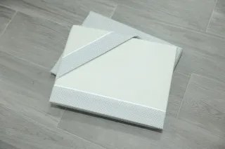 Jogo de Cama Flanela Solteiro Cinza/Branco