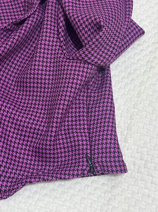 Zara top crop pied de poule tg S