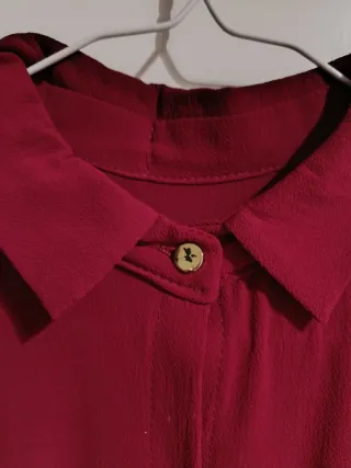 Blusa Elegante.Elegant Pussy-Bow Blouse .