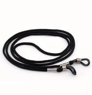 Cuerda para gafas negra